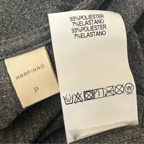 MARFINNO Gray Ribbed Contoured Slimming Stretch Tank Maxi Casual Dress S - Picture 9 of 9